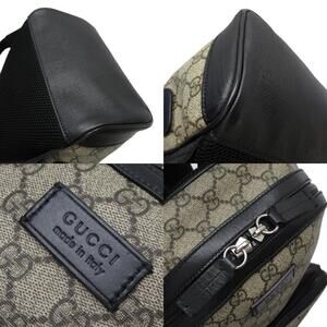 Gucci Supreme GG canvas backpack black